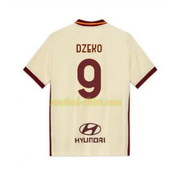 dzeko 9 as roma uit shirt 2020-2021 mannen