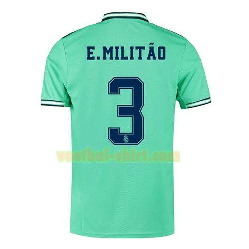 e.militão 3 real madrid 3e shirt 2019-2020 mannen