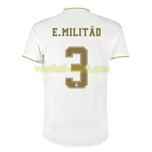 e.militão 3 real madrid thuis shirt 2019-2020 mannen