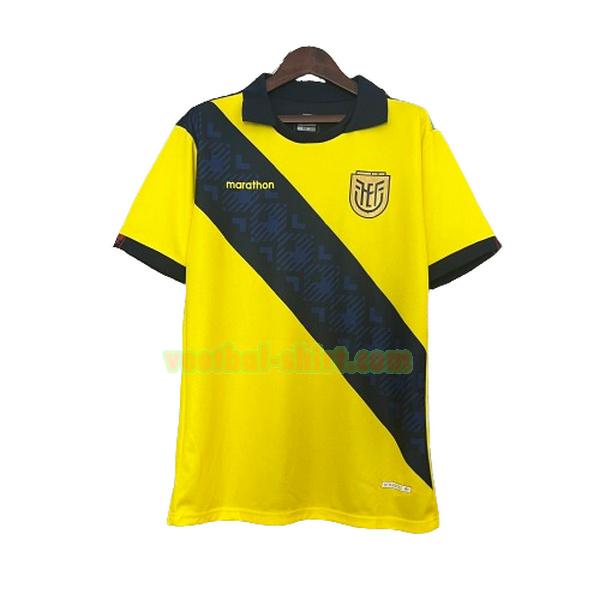 ecuador thuis shirt 2024 thailand geel mannen