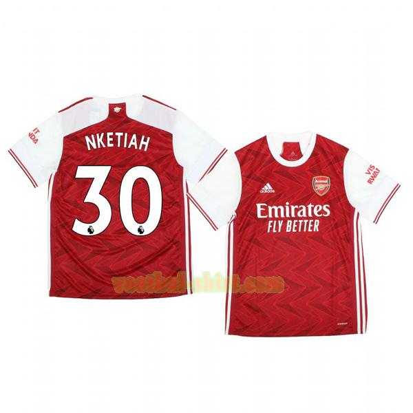 eddie nketiah 30 arsenal thuis shirt 2020-2021 mannen