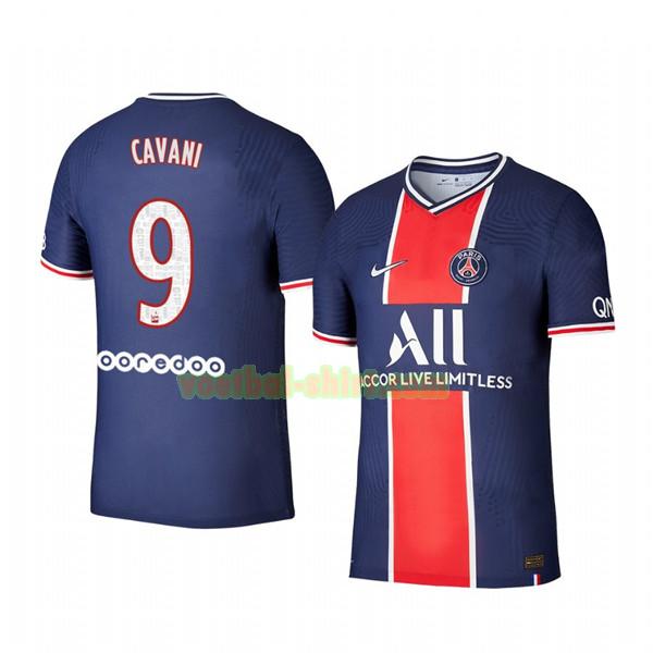 edinson cavani 9 paris saint germain thuis shirt 2020-21 mannen