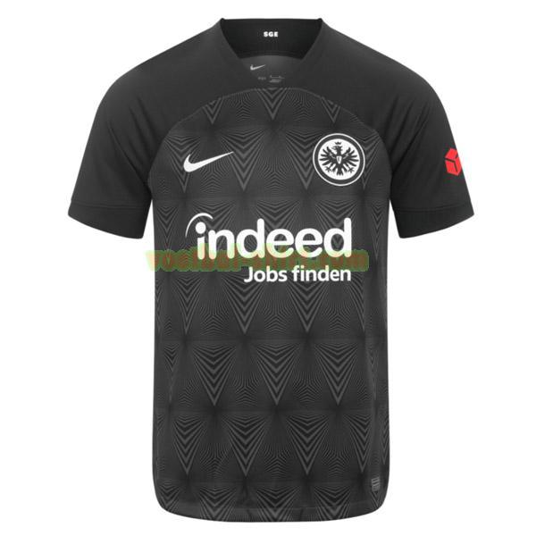 eintracht frankfurt thailand uit shirt 2022 2023 zwart mannen