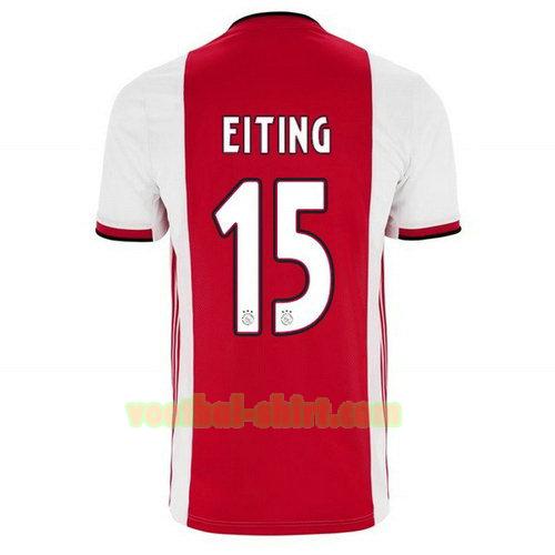 eiting 15 ajax thuis shirt 2019-2020 mannen