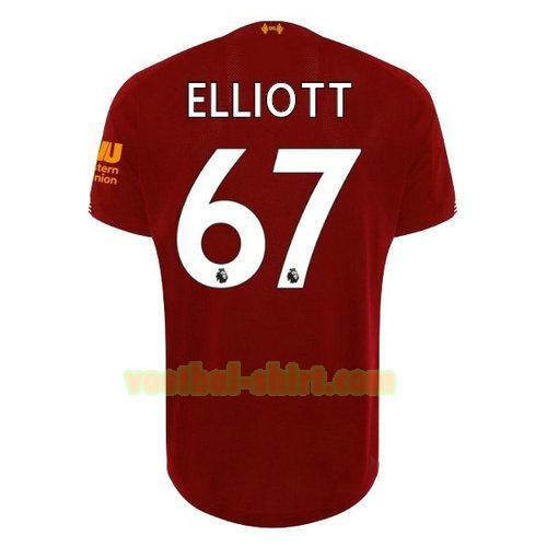 elliott 67 liverpool thuis shirt 2019-2020 mannen