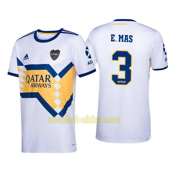 emmanuel mas 3 boca juniors uit shirt 2020-2021 mannen