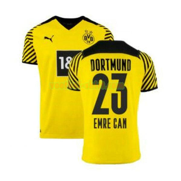 emre can 23 borussia dortmund thuis shirt 2021 2022 geel mannen