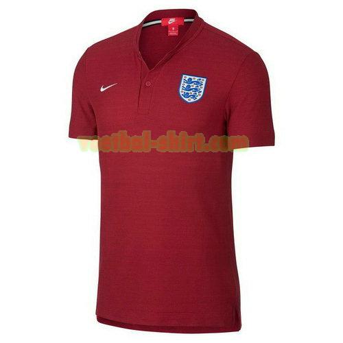 engeland poloshirt 2018 rood mannen