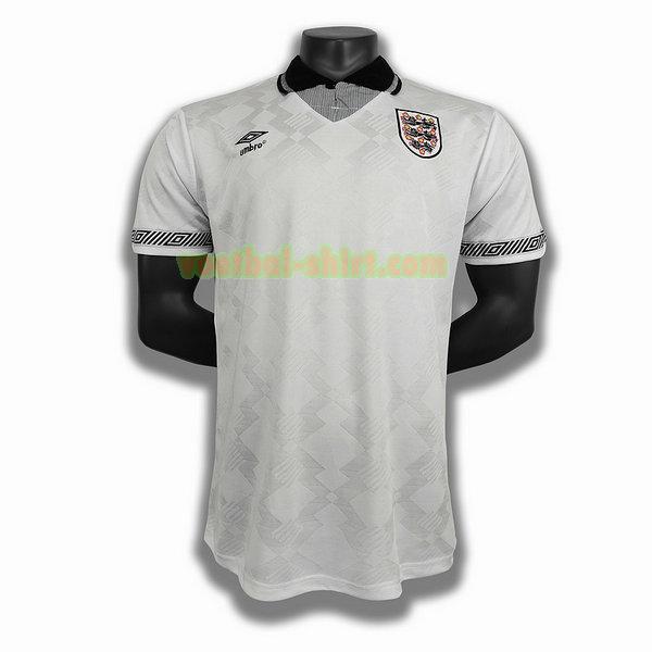 engeland thuis player shirt 1990 wit mannen