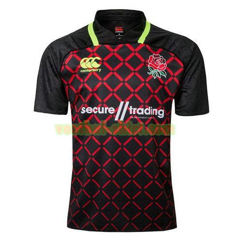 engeland uit rugby shirt 2018-2019 zwart mannen