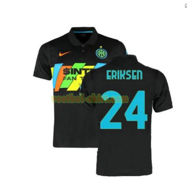 eriksen 24 inter milan 3e shirt 2021 2022 zwart mannen