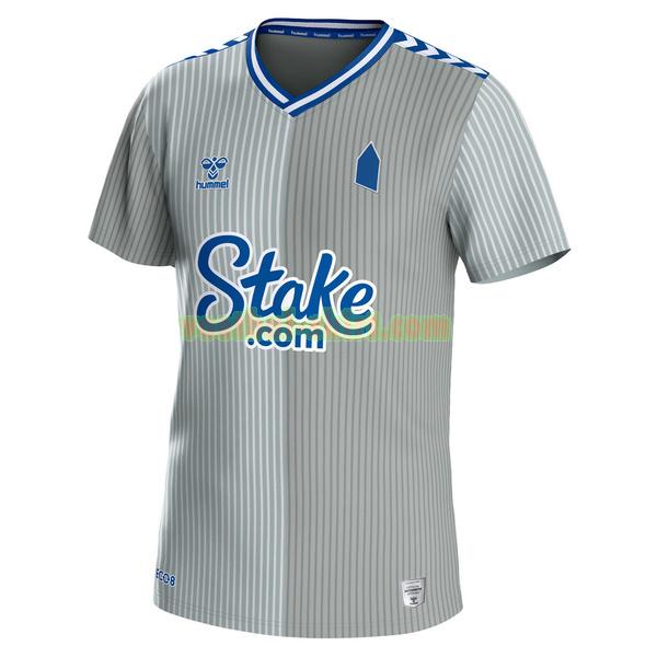 everton 3e shirt 2023 2024 thailand grijs mannen