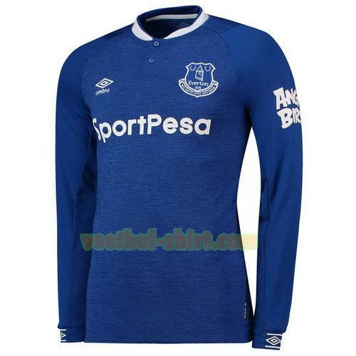 everton lange mouwen thuis shirt 2018-2019 mannen