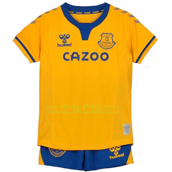 everton uit shirt 2020-2021 geel kinderen