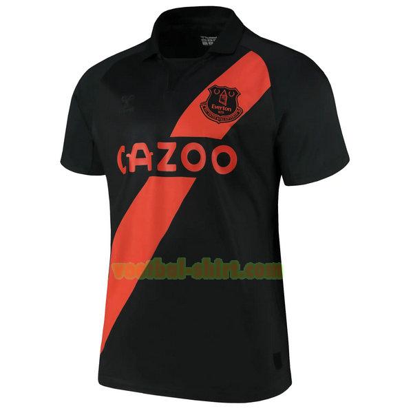 everton uit shirt 2021 2022 zwart mannen