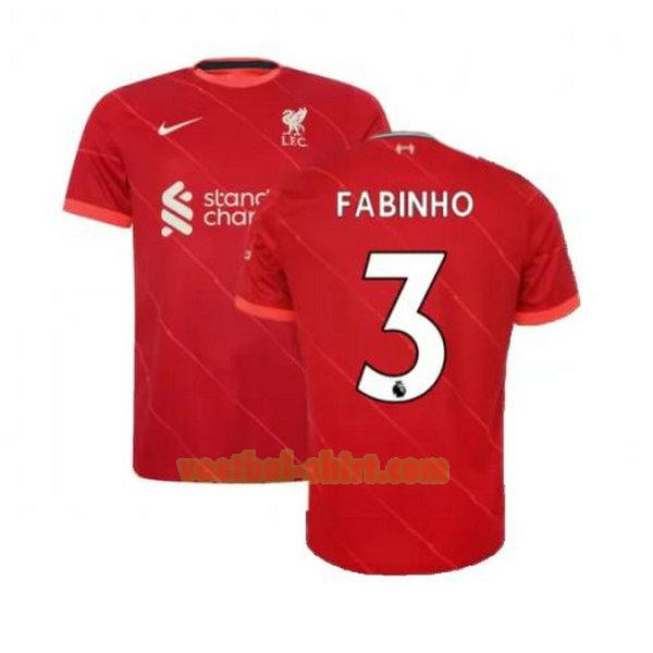 fabinho 3 liverpool thuis shirt 2021 2022 rood mannen