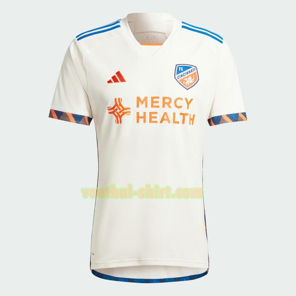 fc cincinnati uit shirt 2024 2025 thailand wit mannen