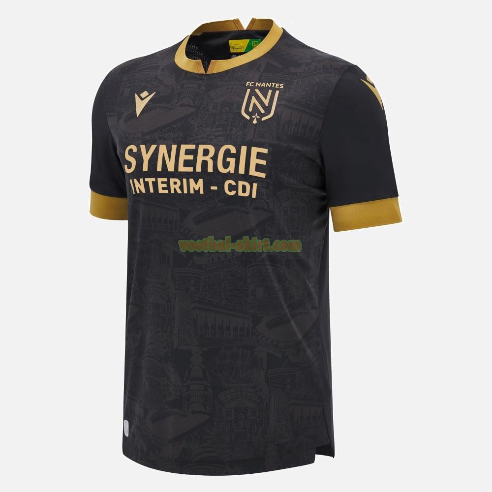 fc nantes uit shirt 2024 2025 thailand zwart mannen