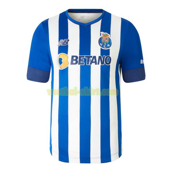 fc porto thuis shirt 2022 2023 thailand blauw wit mannen