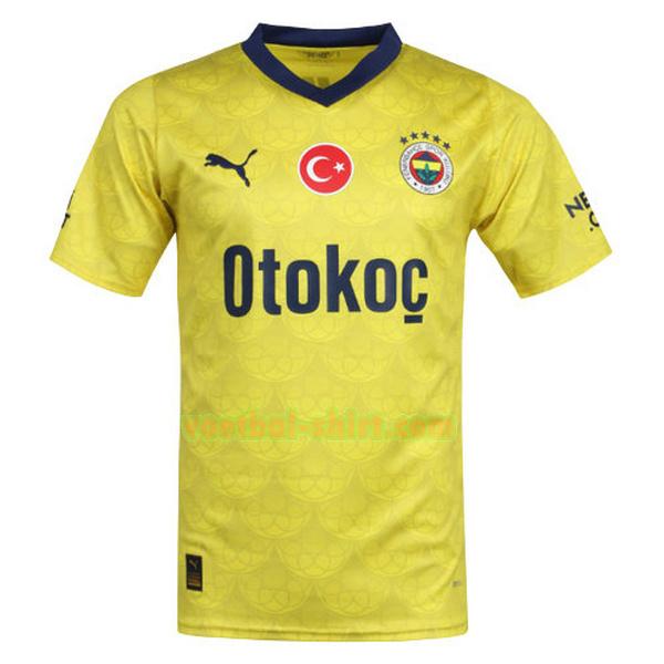 fenerbahce uit shirt 2023 2024 thailand geel mannen