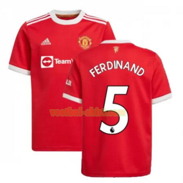 ferdinand 5.jpg manchester united thuis shirt 2021 2022 rood mannen