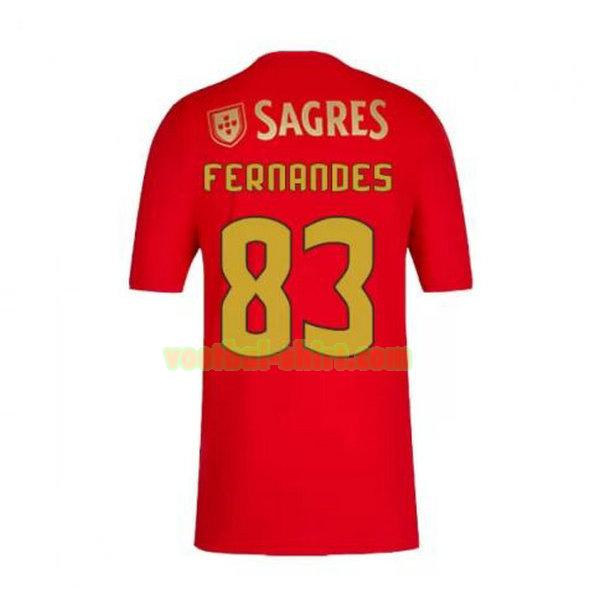 fernandes 83 benfica thuis shirt 2020-2021 mannen