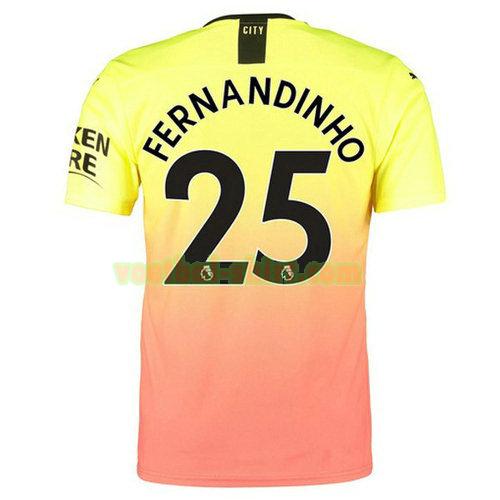 fernandinho 25 manchester city 3e shirt 2019-2020 mannen