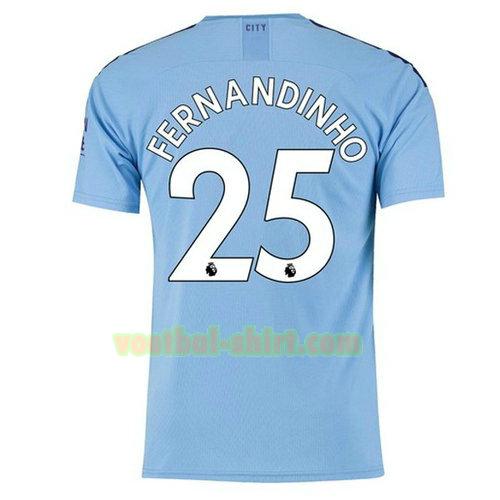 fernandinho 25 manchester city thuis shirt 2019-2020 mannen