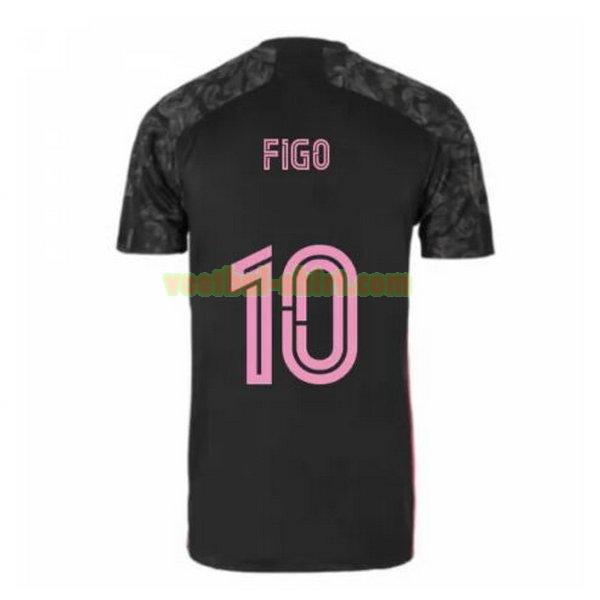 figo 10 real madrid 3e shirt 2020-2021 zwart mannen