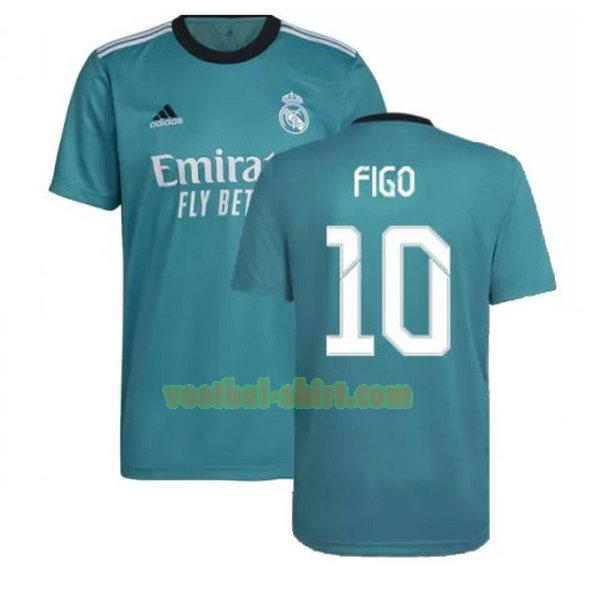 figo 10 real madrid 3e shirt 2021 2022 groen mannen