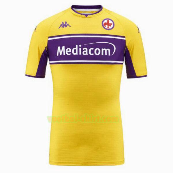 fiorentina 3e shirt 2021 2022 thailand geel mannen