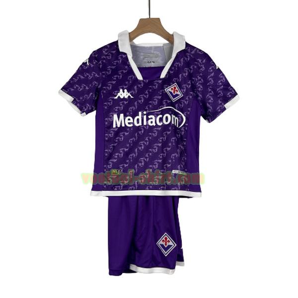 fiorentina thuis shirt 2023 2024 purple kinderen