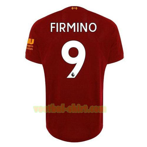 firmino 9 liverpool thuis shirt 2019-2020 mannen
