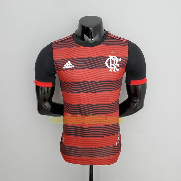 flamengo player thuis shirt 2022 2023 rood zwart mannen