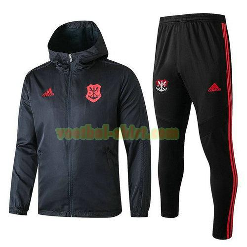 flamengo set windjack 2019-2020 zwart mannen