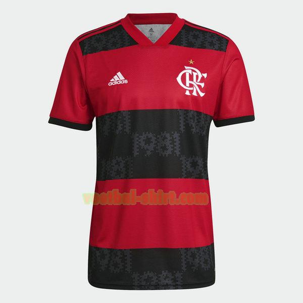 flamengo thuis shirt 2021 thailand rood zwart mannen