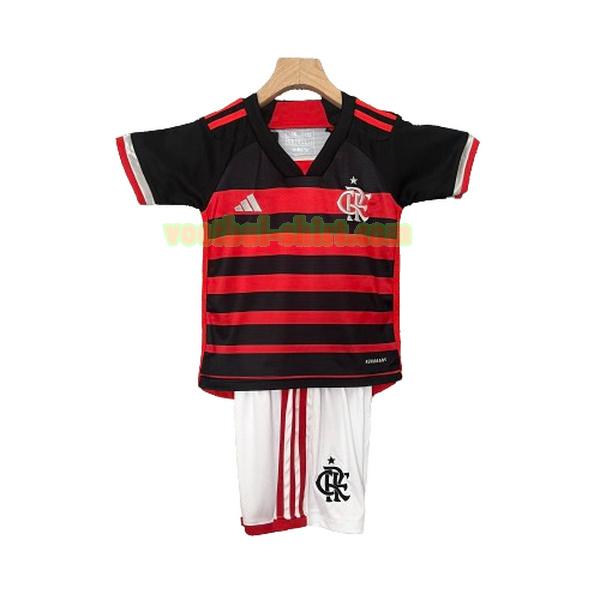 flamengo thuis shirt 2024 2025 blauw wit kinderen