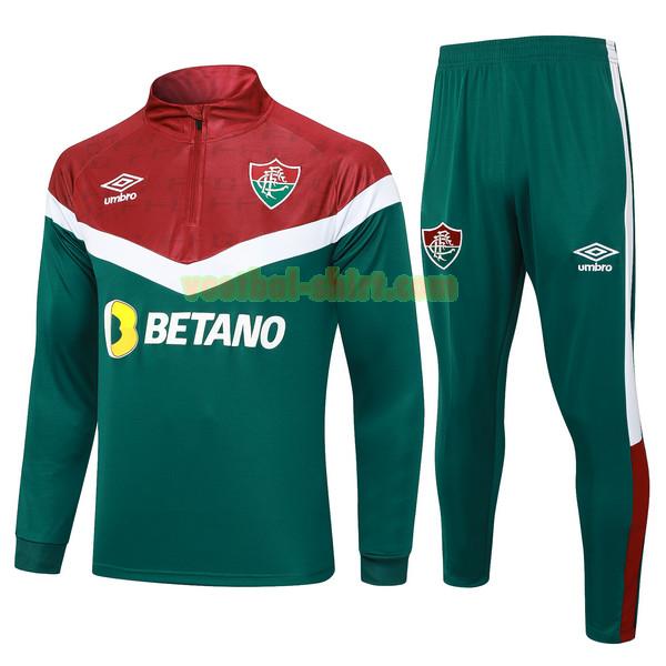 fluminense set trainingspak 2023 2024 groen rood mannen