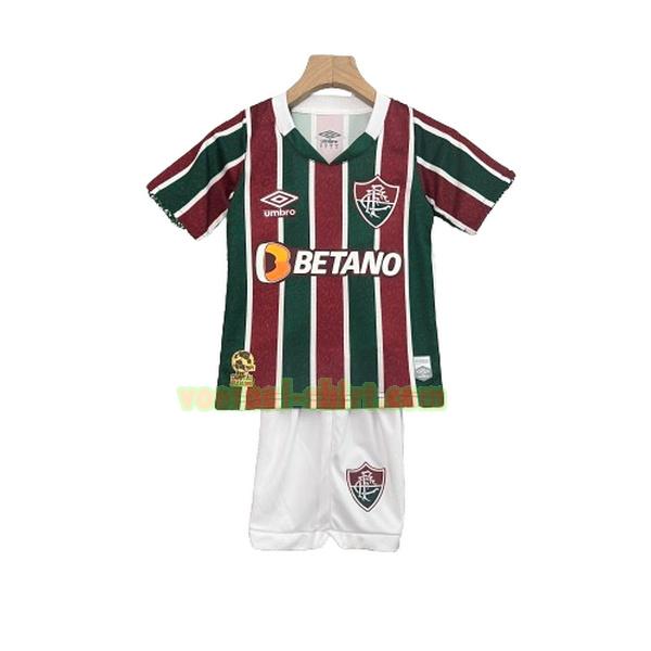 fluminense thuis shirt 2024 2025 rood groen kinderen