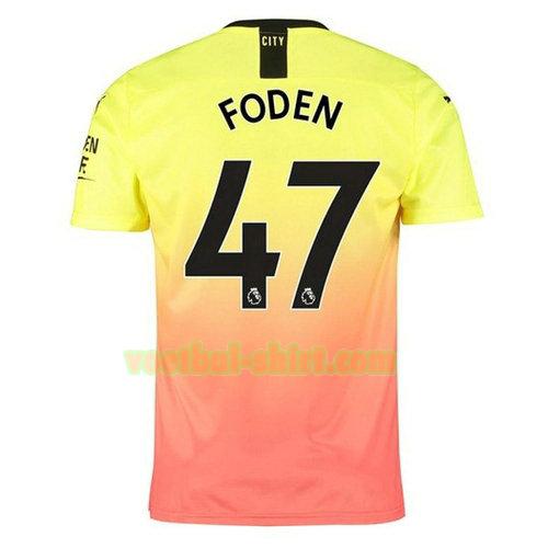 foden 47 manchester city 3e shirt 2019-2020 mannen