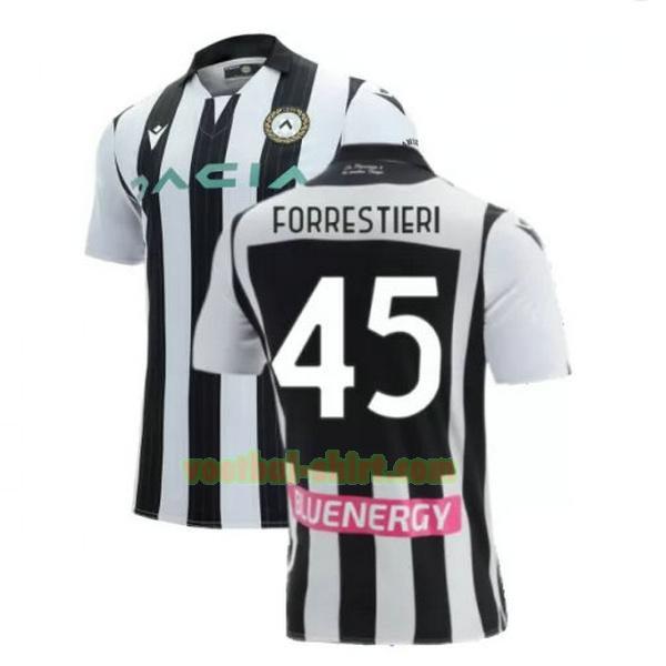 forrestieri 45 udinese thuis shirt 2021 2022 zwart wit mannen