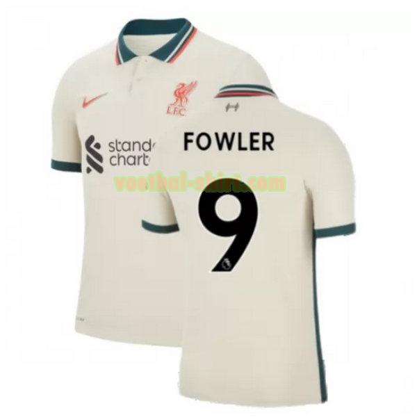 fowler 9 liverpool uit shirt 2021 2022 geel mannen