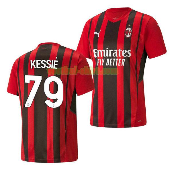 franck kessie79 ac milan thuis shirt 2021 2022 rood mannen