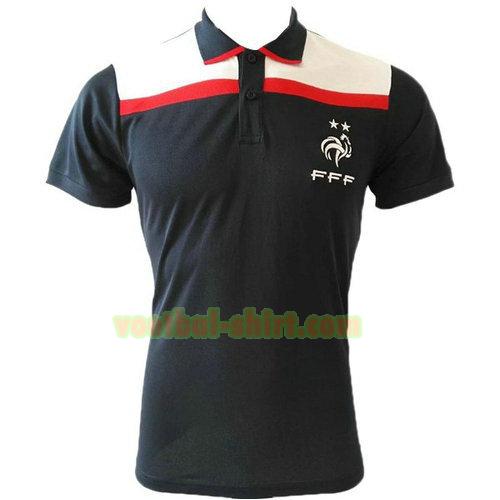 frankrijk poloshirt 19-20 zwart wit mannen