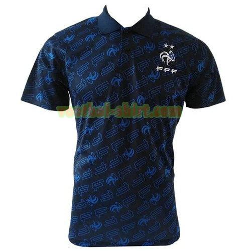 frankrijk poloshirt 2019 blauw marinekleur mannen