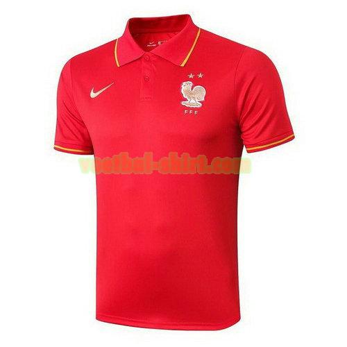 frankrijk poloshirt 2019 rood mannen