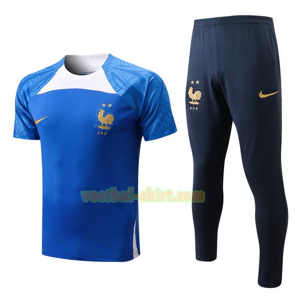 frankrijk set opleiding 2022 2023 blauw wit mannen