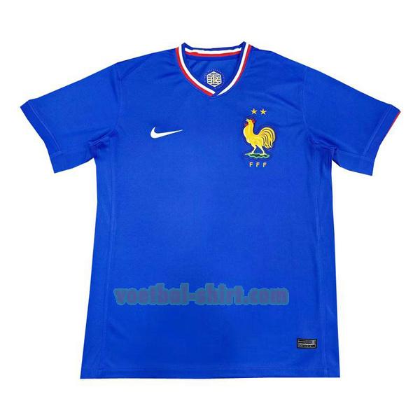 frankrijk thuis shirt 2024 blauw mannen