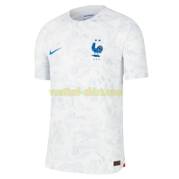 frankrijk uit shirt 2022 wit mannen