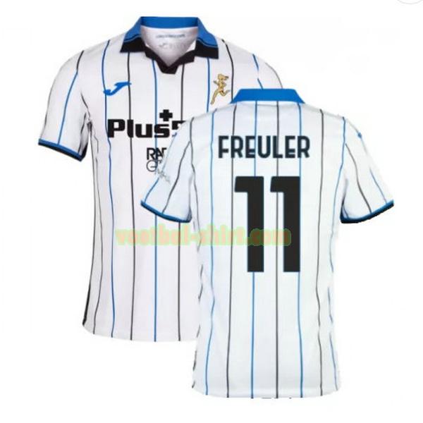 freuler 11 atalanta uit shirt 2021 2022 wit mannen